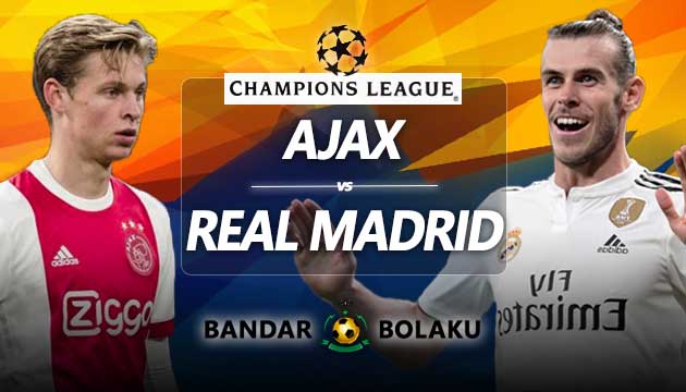 Prediksi Skor Ajax vs Real Madrid 14 Februari 2019